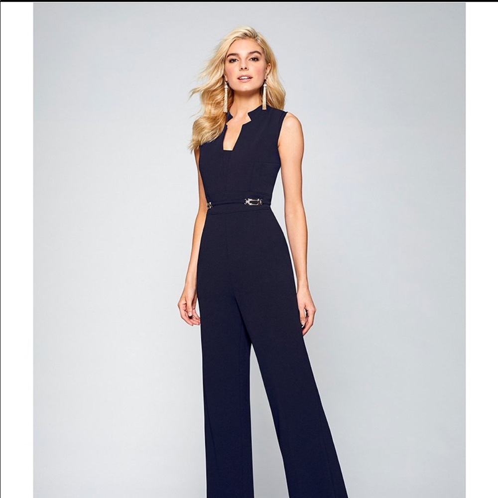 Navy Tahari Jumpsuit